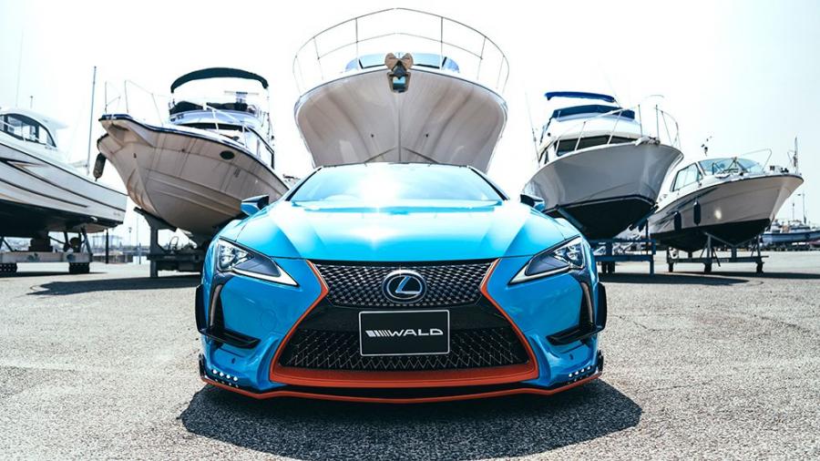  Lexus LC500 Semi-Gulf by Wald 2018 года  (фото 10 из 15)